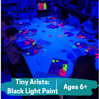 Tiny Artists: Black Light Paint
