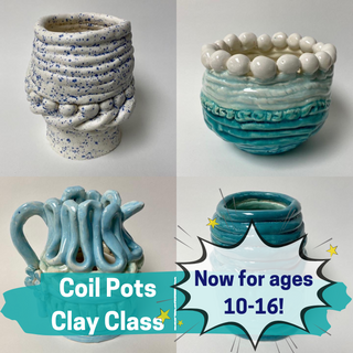 Coil Pot Clay Class (Ages 10-16)