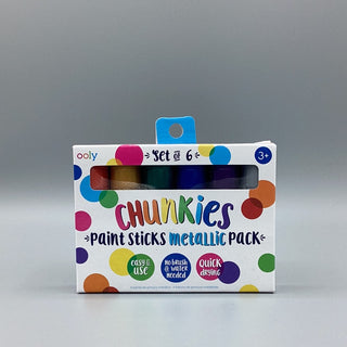 Chunkies Paint Sticks Metallic Pack - Set of 6