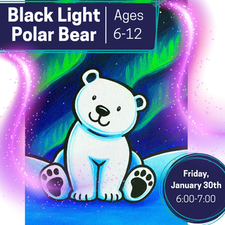 Black Light Polar Bear (Ages 6-12)