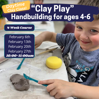 "Clay Play" Hand building for Ages 4-6