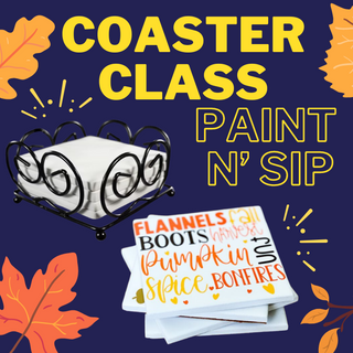 Fall Coaster Paint n' Sip (Ages 18+)