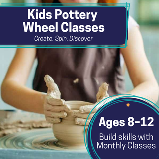 Kids Pottery Wheel Classes (Ages 8-12)