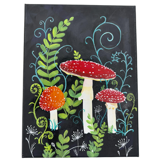 Mushroom Garden Paint Class, Age 13+