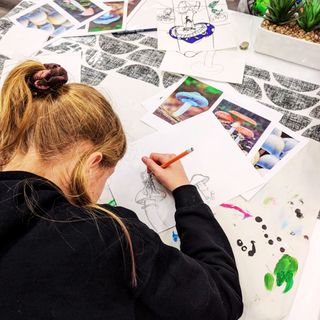 Mushroom Garden Paint Class, Age 13+