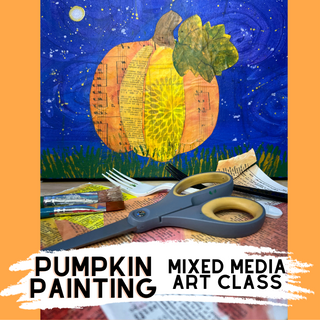 Mixed Meda Pumpkin Painting Paint n' Sip (Ages 21+)