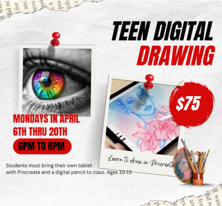 Teen Digital Drawing (Ages 10-15)