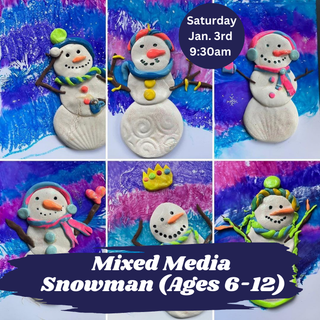 Mixed Media Winter Scene (Ages 6-12)