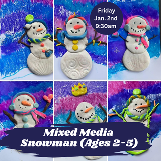 Mixed Media Winter Scene (Ages 2-5)