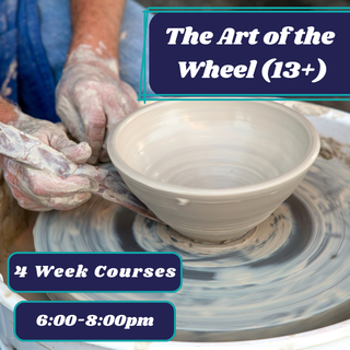The Art of the Wheel: Beginner to Intermediate Pottery Wheel Class (13+)