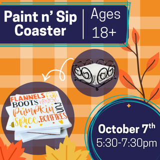 Fall Coaster Paint n' Sip (Ages 18+)