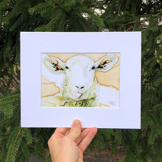 Sheep Print 8 x 10