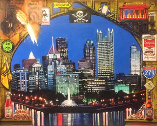 Homage to Pittsburgh Canvas Print