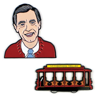 Mister Rogers and Trolley Pins