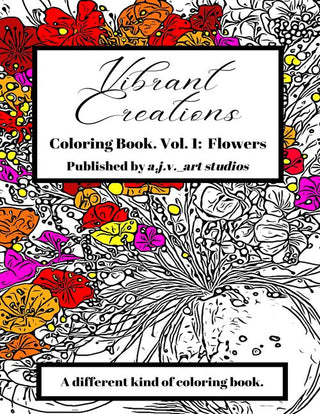 Vibrant Creations Coloring Book