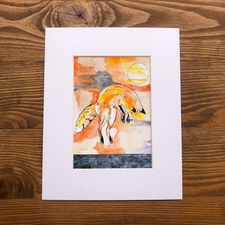 Fox Art Print 11 x 14